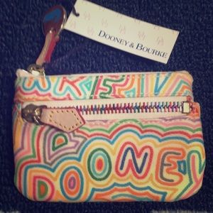 Dooney & Bourke Multi Colored Coin Purse